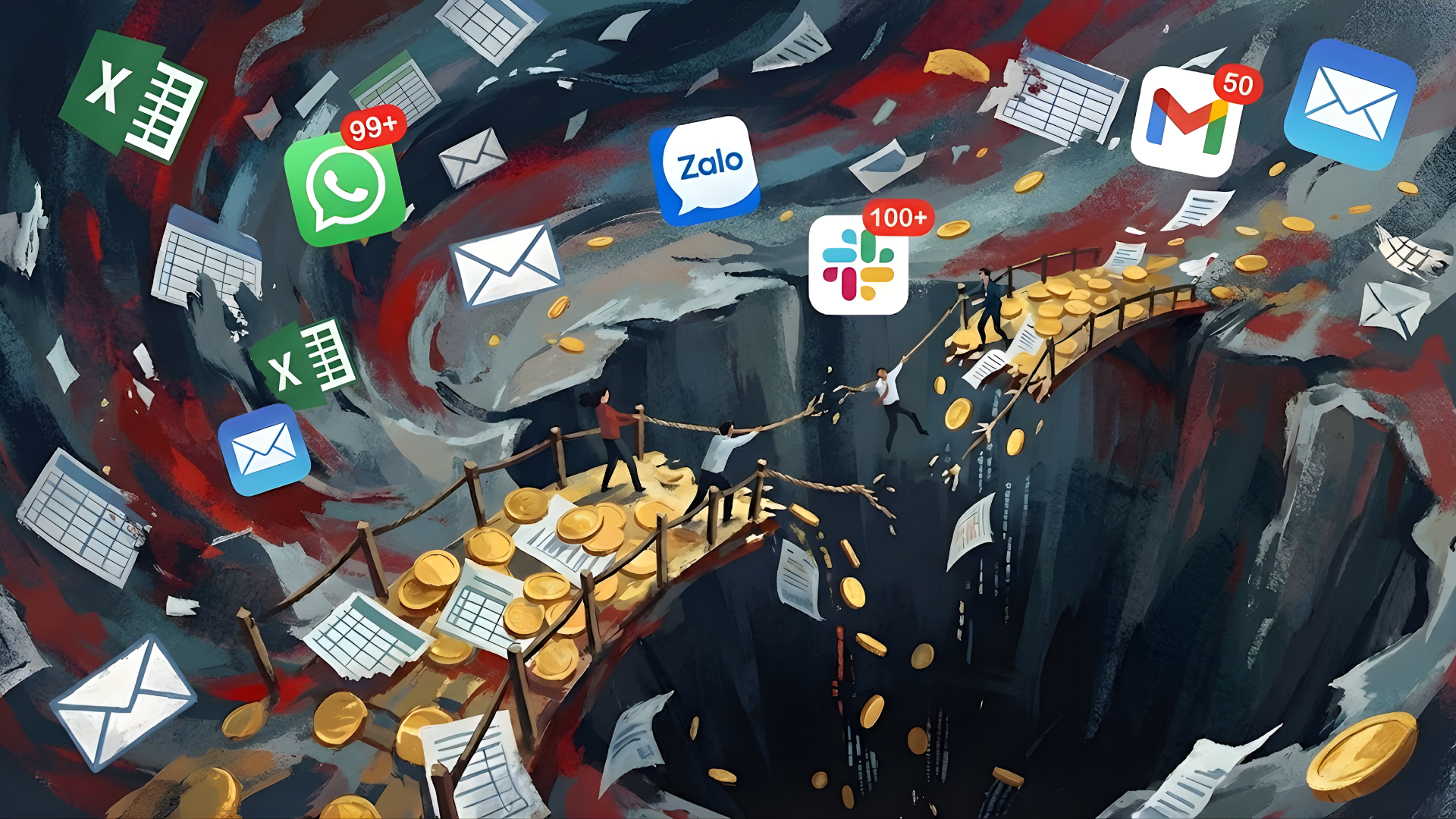 Đối soát thủ công, lệ thuộc con người & dễ sai sót